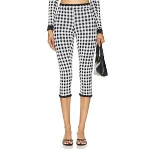 Leslie Amon Black Polyamide Riding Leggings Size XL